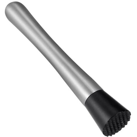 Pilon en Acier Inoxydable pour Cocktails Pilon à Cocktail Fabriqué en Acier Inoxydable Broyeur à Glace Citron Pilon Bar Outil -yd