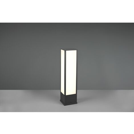 Pilona Exterior Rectangular Fuerte Antracita IP54 Trio Lighting