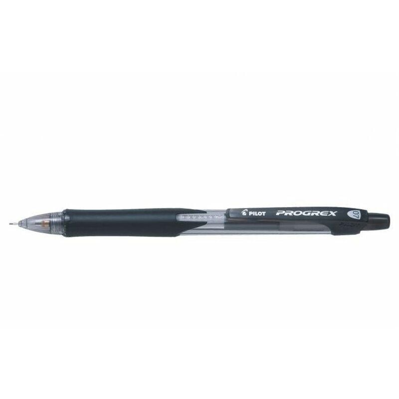Pilot Progrex Mechanical Pencil hb 0.7mm Lead Black/Transparent - Begreen
