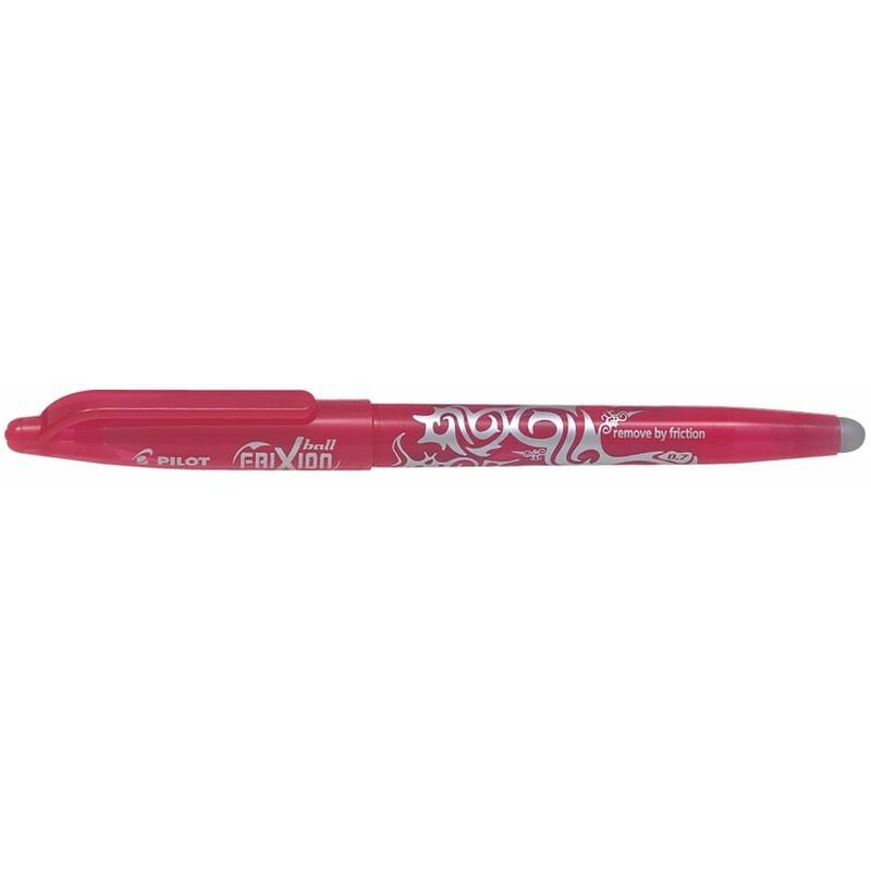Pilot Frixion - Pilot FiXion Ball Easable Gel Rolleball Pen 0.7mm Tip 0.35mm Line - Pink