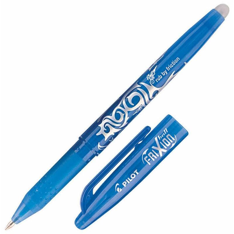 Pilot Frixion - Pilot FiXion Ball Easable Gel Rolleball Pen 0.7mm Tip 0.35mm Line - Blue