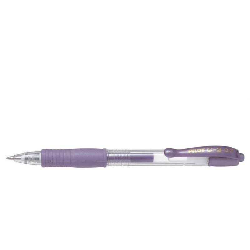 G-207 Retractable Gel Rollerball Pen 0.7mm Tip 0.39mm Line Metallic - Other Colours - Pilot