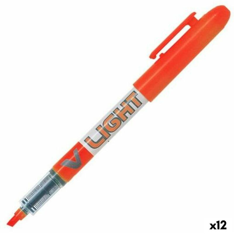 

marcador fluorescente v light naranja fluor -12u- - Pilot