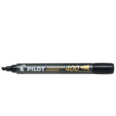 Pilot Permanent Marker 400 evidenziatore 1 pz Punta smussata Nero