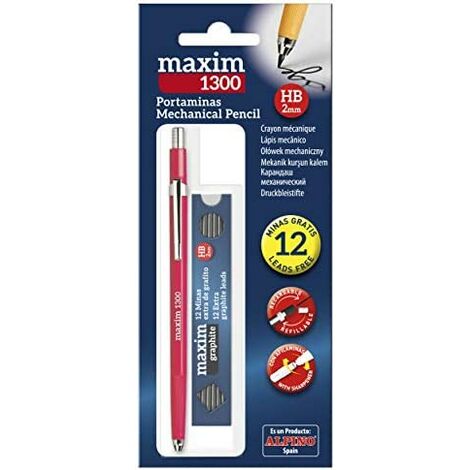 Pilot Portaminas Maxim 2Mm Hb + Caja De Minas Blíster