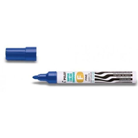 Pilot SCA-F, Super Color marqueur indélébile Pointe ogive Bleu 1 pièce(s)