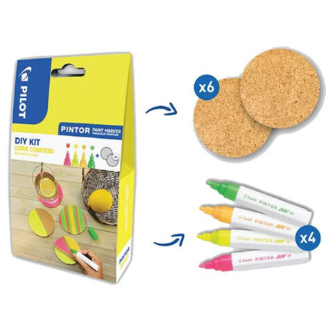Pilot Set Fai da Te KIT Pintor Cork Coster