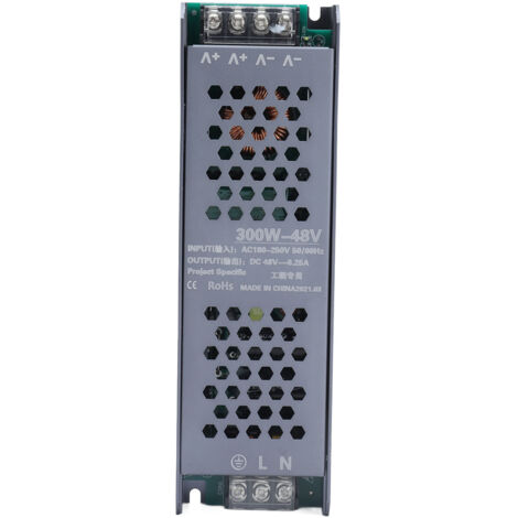 Pilote d'alimentation à découpage LED, transformateur de lumière magnétique, longue bande noire 48V AC180-250V