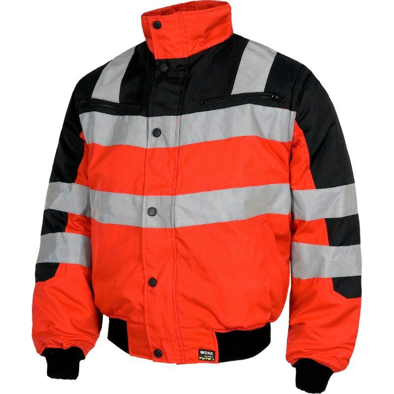 

Piloto acolchada e impermeable en tejido Oxford combinada WORKTEAM C3750 | M - Negro+Rojo