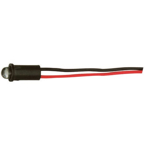 Piloto con LED intermitente de 5 mm de rojo Electro Dh 12.725/5/R/BK 8430552021833