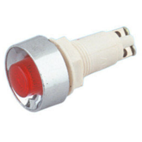 Piloto de neón de 250 V color rojo Electro Dh 12.862/R 8430552092543