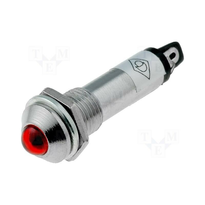 

Piloto LED 12Vdc Luz ROJO Para Panel