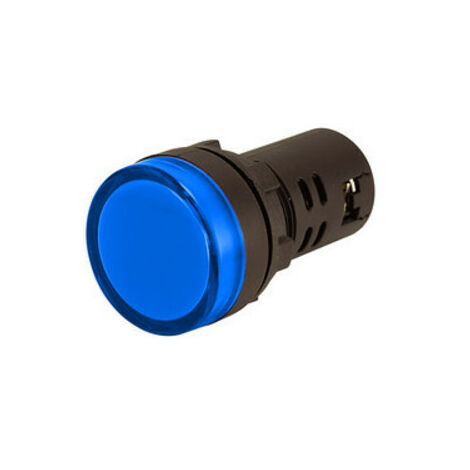 Piloto LED 230VAC Alto Brillo AZUL