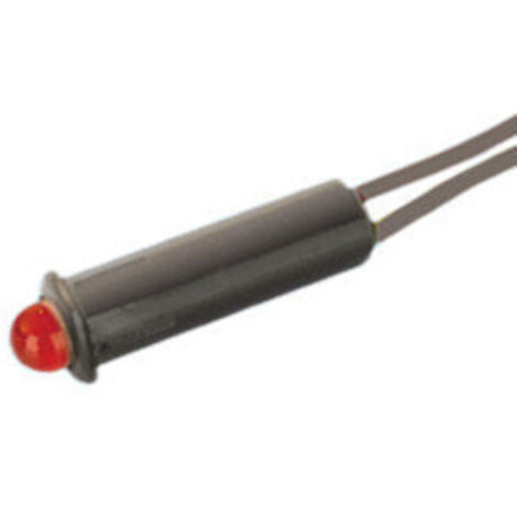 Piloto LED 5mm 230Vac AMARILLO