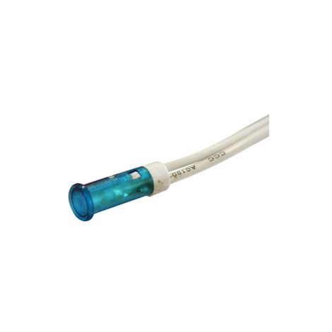 Piloto LED 7,2mm 230V Con Cables De 200mm Color AZUL