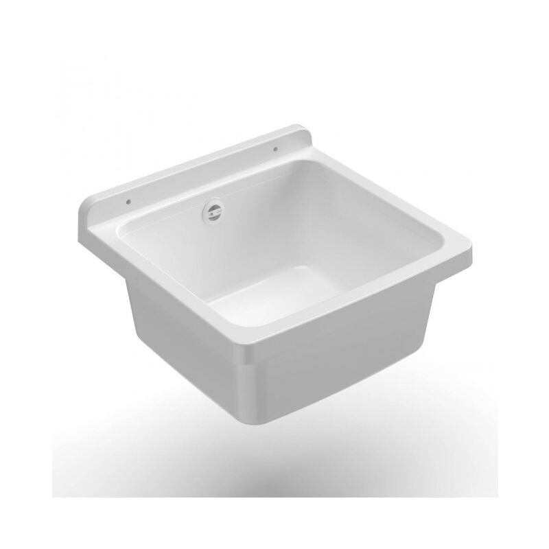 Bassins mural en résine mini blanc - Mongardi