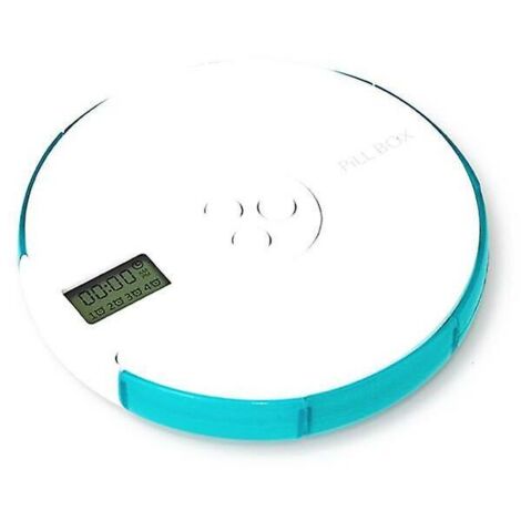 Pilulier automatique avec organiseur électronique de médicaments 7 jours (vert)