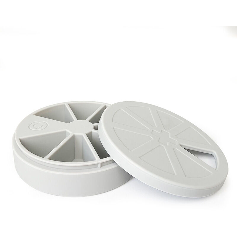Pilulier hebdomadaire en silicone - Petit pilulier quotidien pour vitamines, suppléments et huiles de poisson