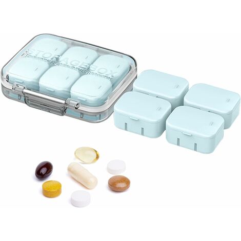 Pochette Medinizer avec 7 boîtes à médicaments - Soins à Domicile