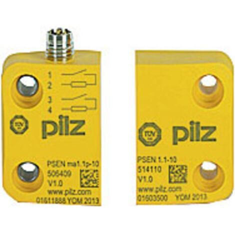 PILZ 506411 PSEN ma1.1p-10/PSEN1.1-10/3mm Interrupteur de sécurité magnétique 24 V/DC IP65, IP67 1 pc(s) Q650652