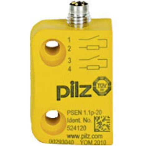 PILZ 524120 PSEN 1.1p-20/8mm/ 1 switch Interrupteur de sécurité magnétique 24 V/DC IP65, IP67 1 pc(s)