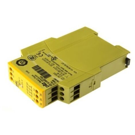 Pilz 774585 Sicherheitsrelais 24Vdc einkanalig - 4 Sicherheitskontakte
