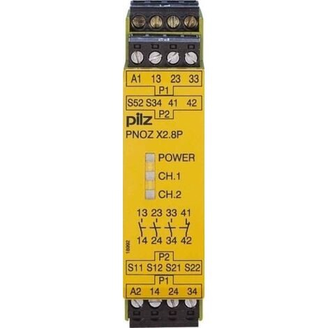 PILZ NOT-AUS-SCHALTGER T 24VACDC 3N/O 1N/ PNOZ X2.8P #777301