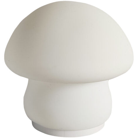 Pilzförmiges Nachtlicht für Babys – Weiches, weißes Silikon – 12,5 x 11,6 cm – Mehrfarbige LED