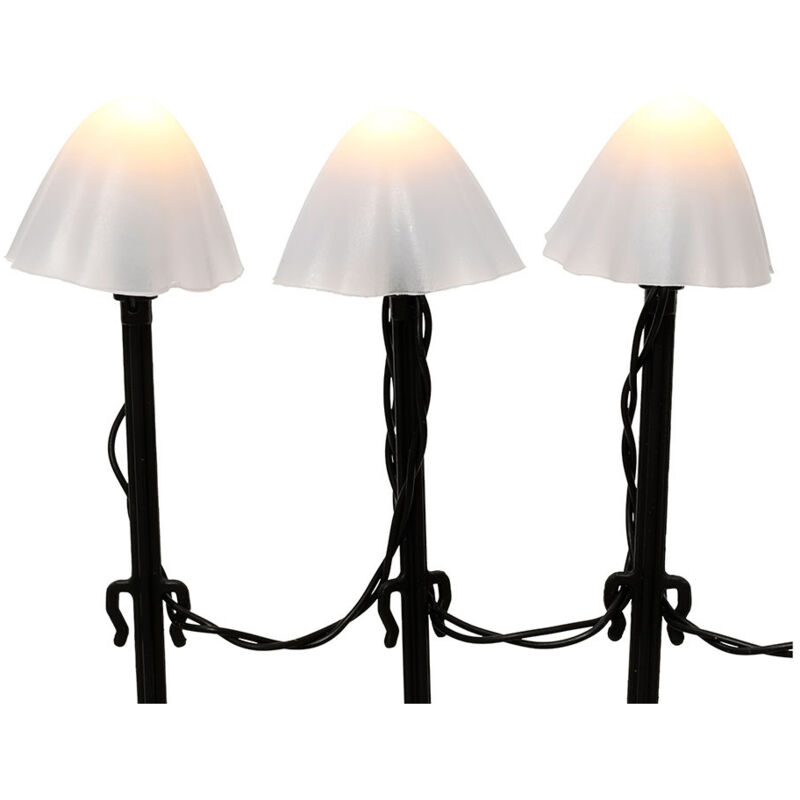 Peragashop - Pilzpfahl Ledmit 8 Funktionen Für Den Aussenbereich 491762 Set Of 20 Stück Mitclips