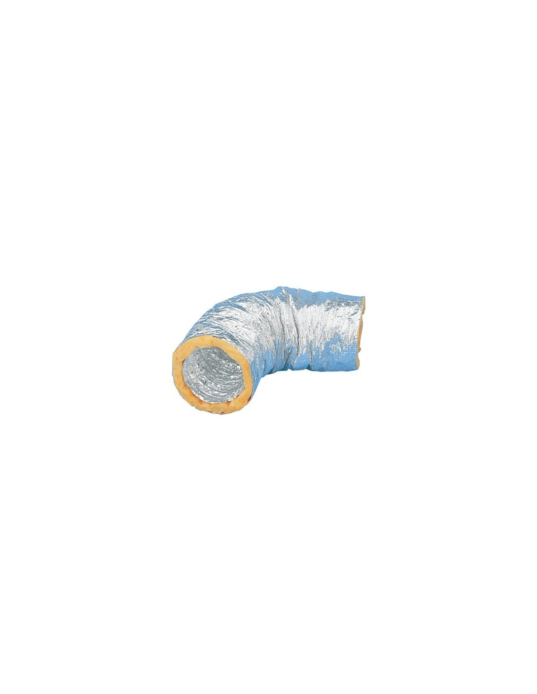 Gaine Isolée 80 Pour Air Chaud Gaine souple alu isolée pour cheminée 3 mêtres 125mm (distribution d'air chaud)
