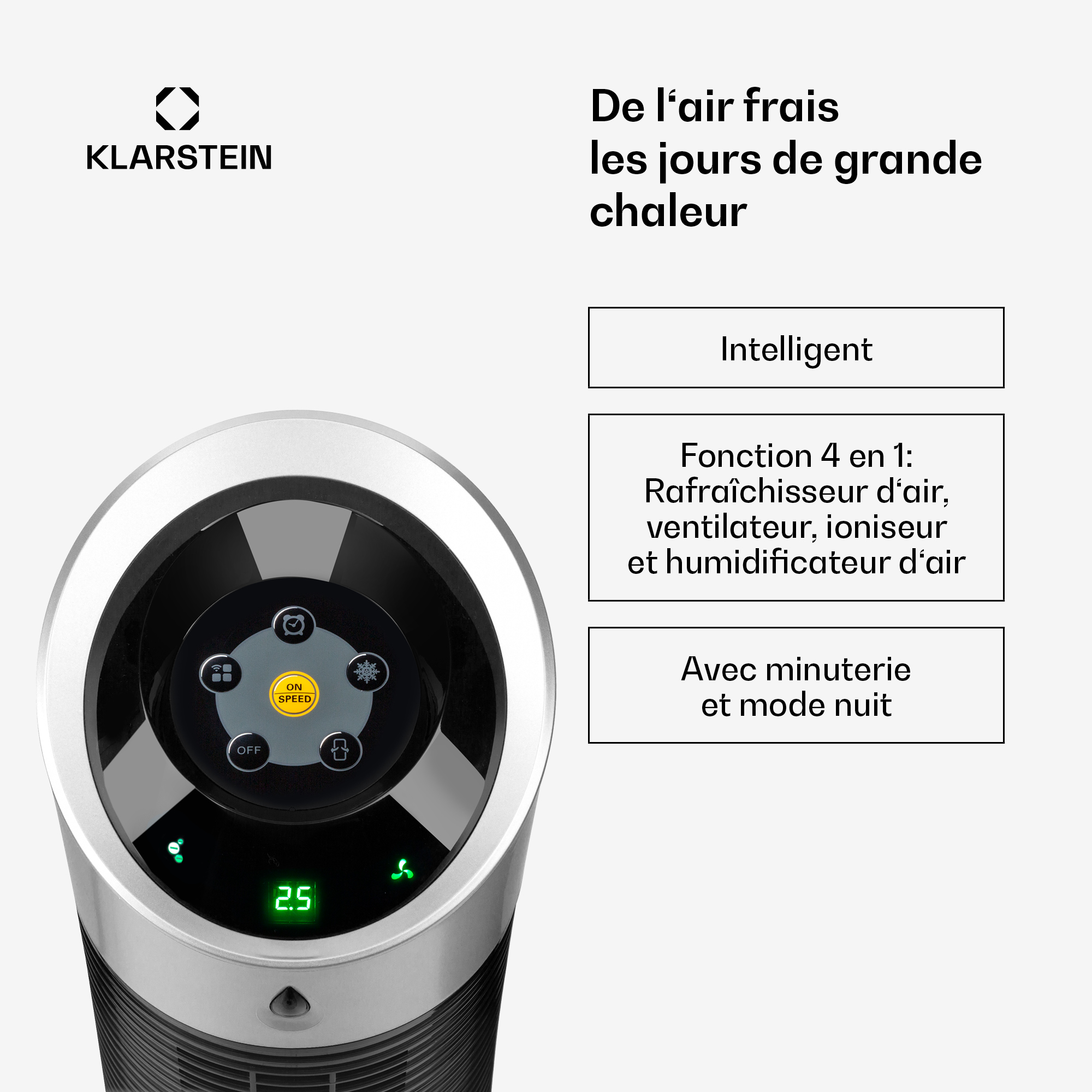 Klarstein Skyscraper Ice Smart 4-in-1 schwarz