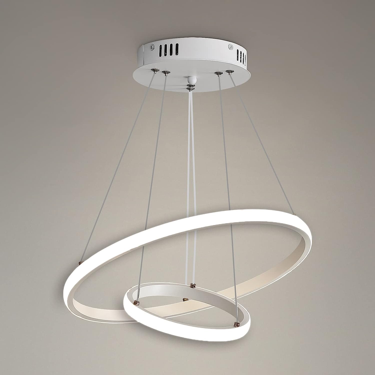 suspension circulaire à led pour intérieur moderne