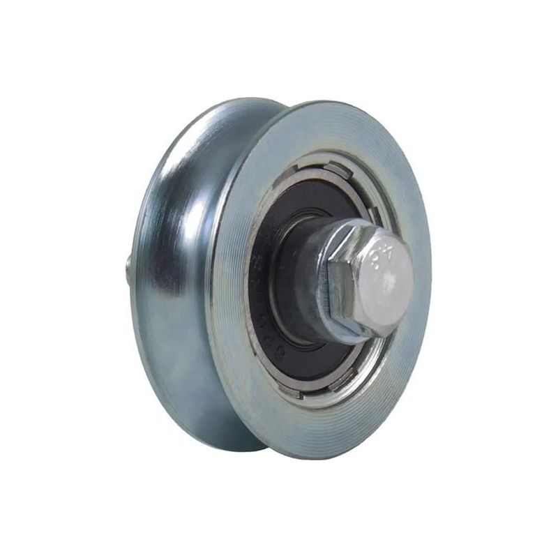 Roue En Nylon 15 Mm Avec Roulement Et Rainure Ronde - Mancini E Mancini