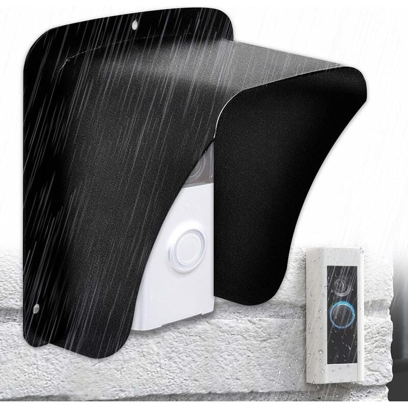 Imitation Rattan Doorbell Chime Cover Box – White, Wall-Mounted Decorative Cover For Standard Doorbell Chimes