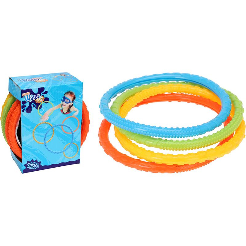 Set De 4 Torpilles Aquatiques Multicolores – Plongée, Piscine, Apprentissage Sous-marin, Dès 5 Ans, ABS Numérotées
