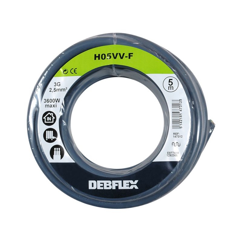 Couronne De Câble Rigide 3G 2,5 U1000 R2V – 100 Mètres Nexans, Neuf