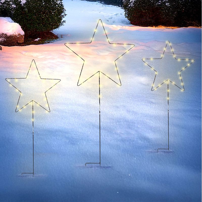 Beleuchtete LED Lichterpyramide in Kegel Form - 1,5 m Höhe / 200 LED in warmweiß