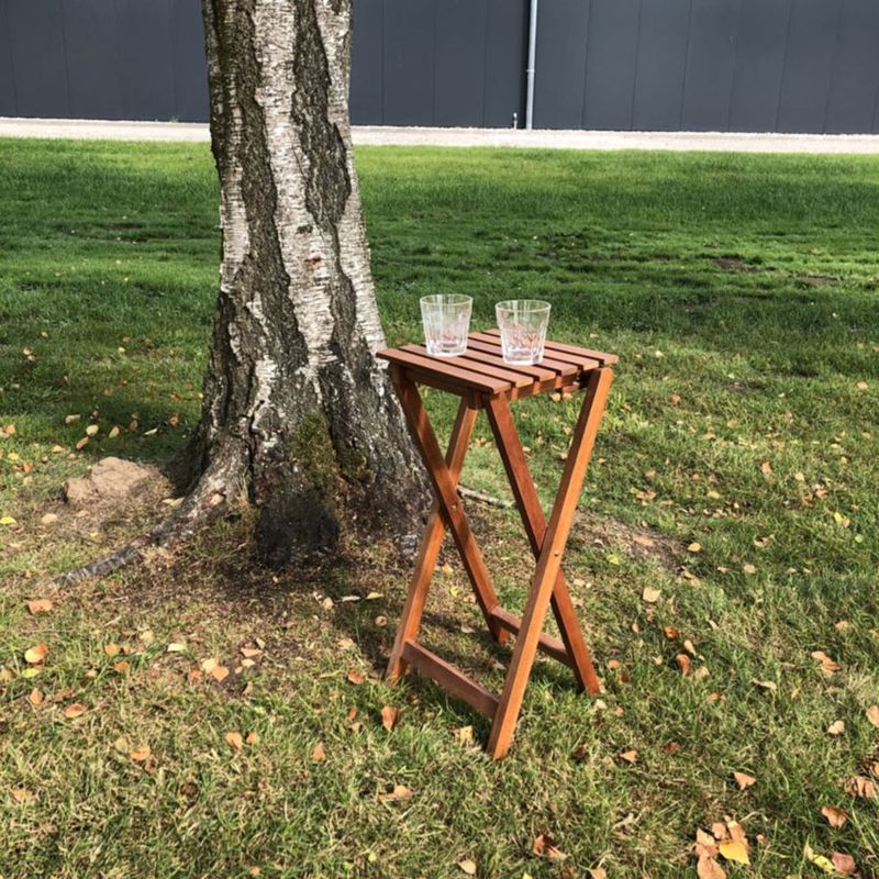 Tabouret Pliant En Bois, Tabouret De Douche De Jardin Tabouret Pliant
