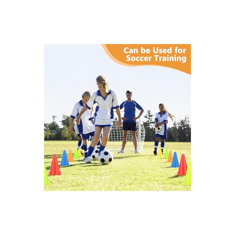 Cône de signalisation en lot de 20, plots, pour enfant, 18 cm, entraînement, football, sport canin, orange, Relaxdays | Leroy Merlin Cône de signalisation en lot de 20, plots, pour enfant, 18 cm, entraînement, football, sport canin, orange, Relaxdays | Leroy Merlin