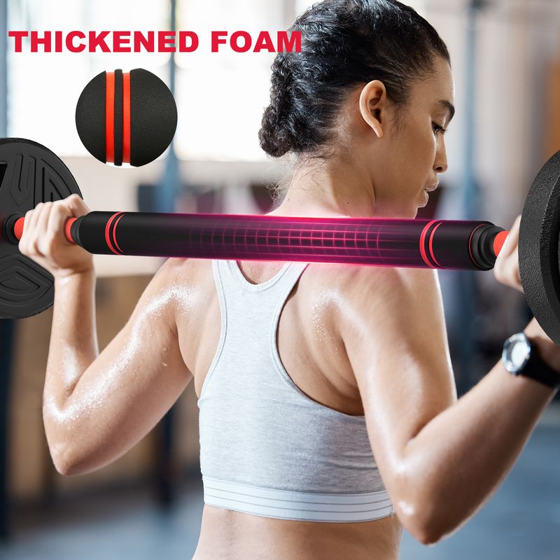 ZIPRO Haltères réglables carrées, haltère courte antidérapante 16 kg, avec 14x poids, 12x 1kg, 2x 0.5kg, entraînement de force à domicile, forme carrée, Gym maison, Fitness