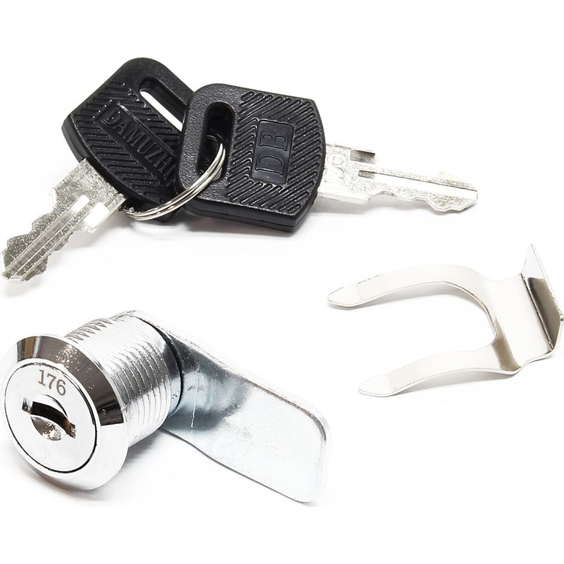 Lucchetto Per Cassetta Postale CompX C9200 – Nichel Brillante, Chiave Diversa, Pin Tumbler - 2