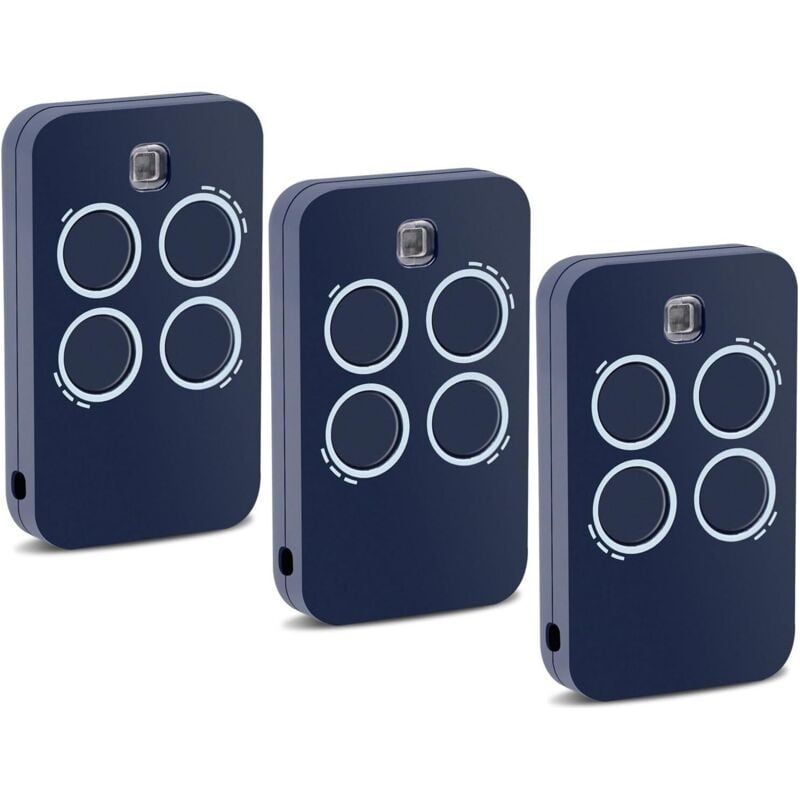 Télécommande Portail 2 Canaux 433,92 MHz - - Code Tournant Sécurisé - Compatible Automatisés