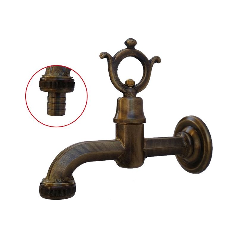 Robinet De Jonction Fiore Astro Doria 1/2 – Laiton Chromé, Pour Fontaine Et Raccordement