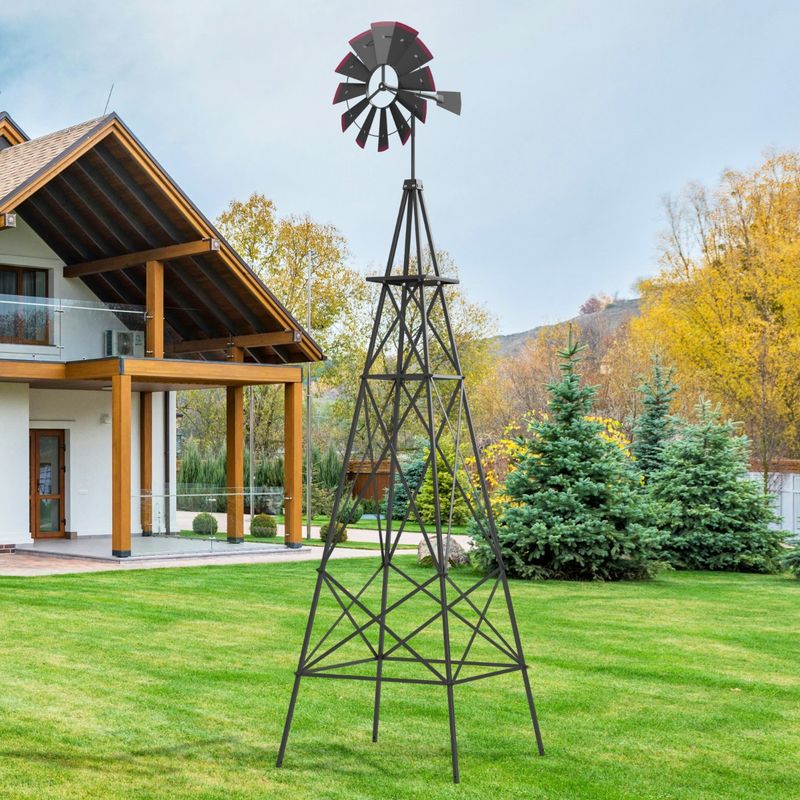100 pièces de moulin à vent de jardin : tiges réutilisables pour fabrication de