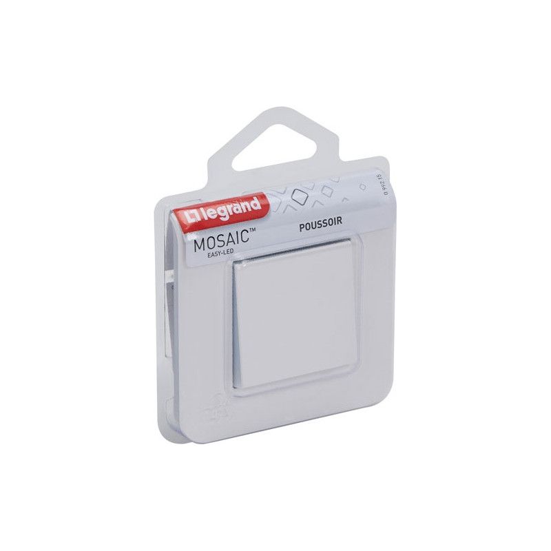 Plaque Simple En Plastique Blanc Legrand – Pour Interrupteur électro-sécurité