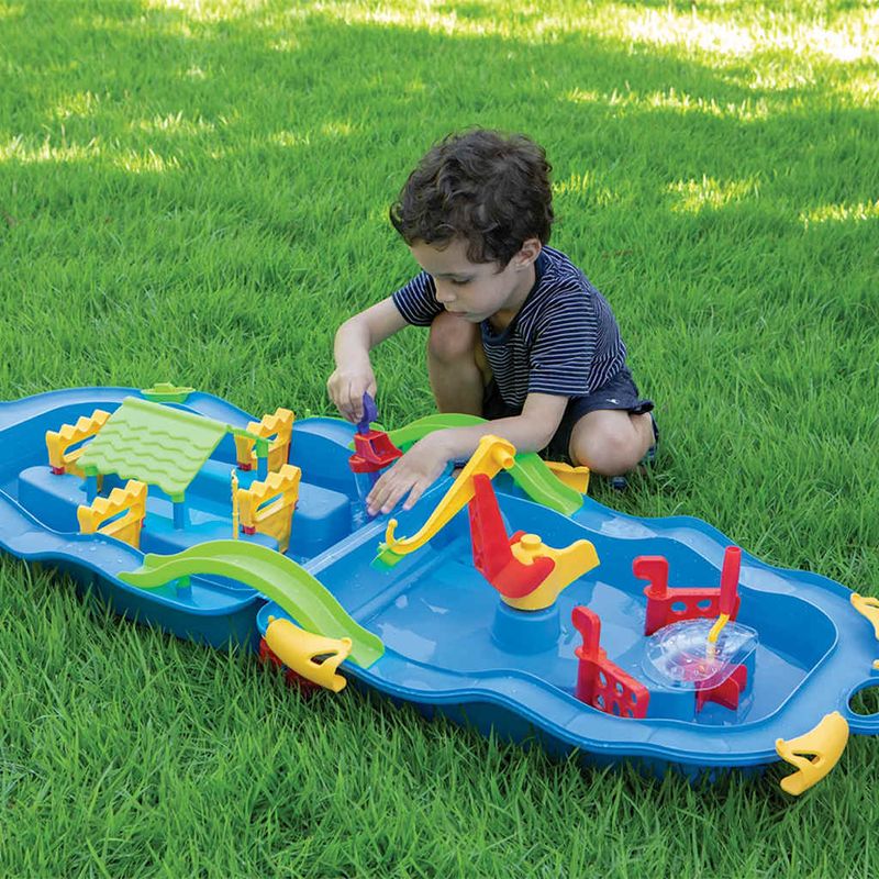 Générique Table d'eau Bac Sensoriel de Plage avec Pompe | d'Eau Éducatif Pour 4-8 ans, jardin, plage, parc, salle de classe