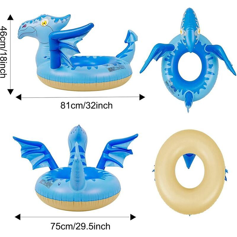 Bouée de natation gonflable, dinosaure, bouée de natation pour enfant, aide à la natation avec siège de natation, jouet aquatique - Jeux - Jouets