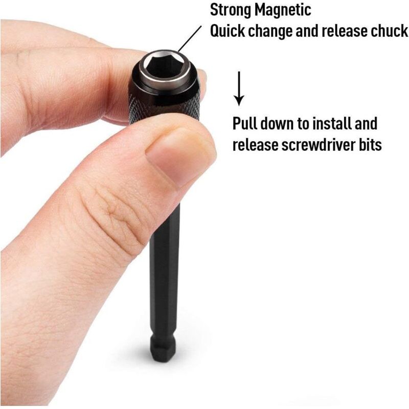 Rallonge Magnétique Hexagonale 50 Mm – Douille D'extension Pour Outils électriques