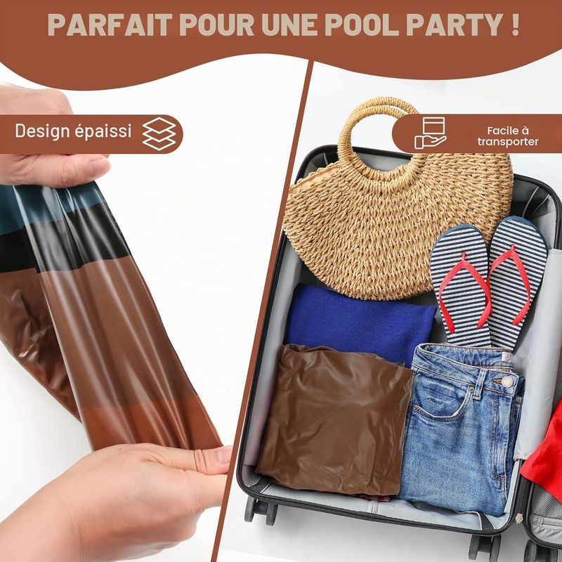 Bouee Piscine Adulte, Gonflable Bouée Piscine pour Piscine, Salon Aquatique Extérieur, Bouée de Piscine Gonflable pour Fête - Jeux - Jouets
