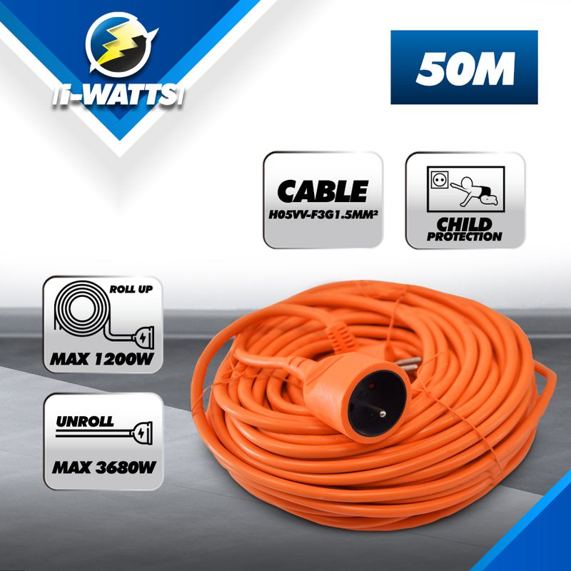 EMOS P01220R Rallonge électrique 20 m Schuko Rallonge électrique EMOS P01220R Rallonge électrique 20 m Schuko Rallonge électrique